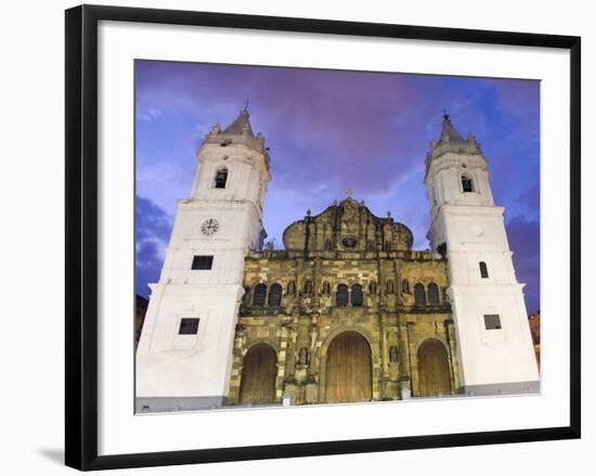 Cathedral, Historical Old Town, UNESCO World Heritage Site, Panama City, Panama, Central America-Christian Kober-Framed Photographic Print