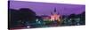 Cathedral in a city, St. Louis Cathedral, Jackson Square, French Quarter, New Orleans, Louisiana...-null-Stretched Canvas