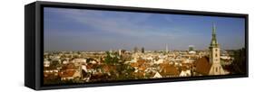 Cathedral in a City, St. Martin's Cathedral, Bratislava, Slovakia-null-Framed Stretched Canvas
