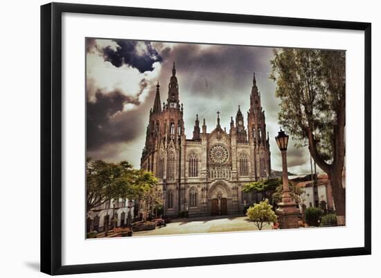 Cathedral in Arucas, Gran Canaria-Oleg Znamenskiy-Framed Photographic Print