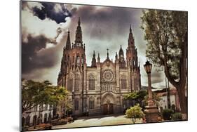 Cathedral in Arucas, Gran Canaria-Oleg Znamenskiy-Mounted Photographic Print