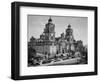 Cathedral in Mexico City Photograph - Mexico City, Mexico-Lantern Press-Framed Art Print
