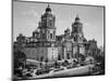 Cathedral in Mexico City Photograph - Mexico City, Mexico-Lantern Press-Mounted Art Print