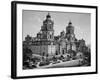 Cathedral in Mexico City Photograph - Mexico City, Mexico-Lantern Press-Framed Art Print