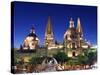 Cathedral in Plaza De Armas, Guadalajara, Mexico, North America-Christian Kober-Stretched Canvas