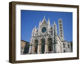 Cathedral in Siena, UNESCO World Heritage Site, Tuscany, Italy, Europe-Rainford Roy-Framed Photographic Print