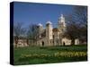 Cathedral in Spring, Old Portsmouth, Hampshire, England, United Kingdom-Jean Brooks-Stretched Canvas