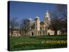 Cathedral in Spring, Old Portsmouth, Hampshire, England, United Kingdom-Jean Brooks-Stretched Canvas