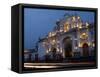 Cathedral in Square, Antigua, Guatemala-Bill Bachmann-Framed Stretched Canvas