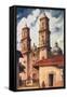 Cathedral in Taxco, Mexico-null-Framed Stretched Canvas