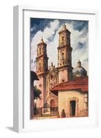 Cathedral in Taxco, Mexico-null-Framed Art Print