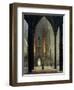 Cathedral in Winter, 1821-Ernst Ferdinand Oehme-Framed Giclee Print