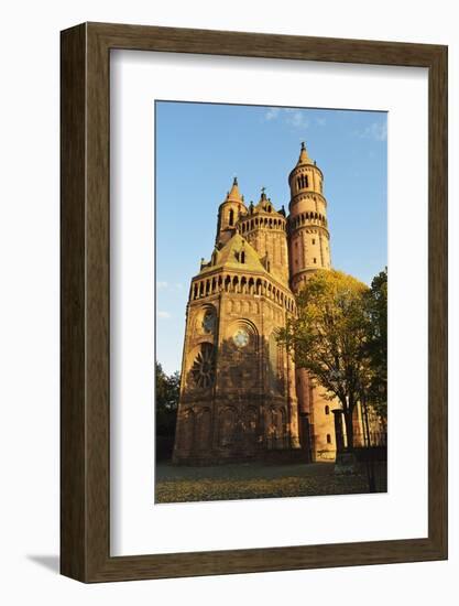 Cathedral in Worms, Rhineland-Palatinate, Germany, Europe-Jochen Schlenker-Framed Photographic Print