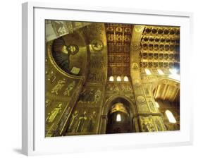 Cathedral Interior, Monreale, Palermo, Sicily, Italy, Europe-Vincenzo Lombardo-Framed Photographic Print