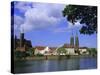 Cathedral Island, Wroclaw (Warsaw), Silesia, Poland-Bruno Morandi-Stretched Canvas