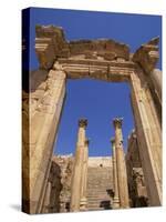 Cathedral, Jarash, Jordan, Middle East-Neale Clarke-Stretched Canvas