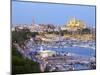 Cathedral La Seu and Harbour, Palma De Mallorca, Mallorca, Balearic Islands, Spain-Doug Pearson-Mounted Photographic Print