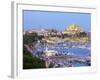 Cathedral La Seu and Harbour, Palma De Mallorca, Mallorca, Balearic Islands, Spain-Doug Pearson-Framed Photographic Print