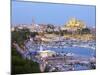 Cathedral La Seu and Harbour, Palma De Mallorca, Mallorca, Balearic Islands, Spain-Doug Pearson-Mounted Photographic Print