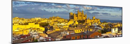 Cathedral La Seu and Old Town Rooftops, Palma De Mallorca, Mallorca, Balearic Islands, Spain-Doug Pearson-Mounted Photographic Print