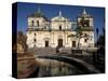 Cathedral, Leon, Nicaragua, Central America-G Richardson-Stretched Canvas