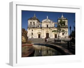 Cathedral, Leon, Nicaragua, Central America-G Richardson-Framed Photographic Print