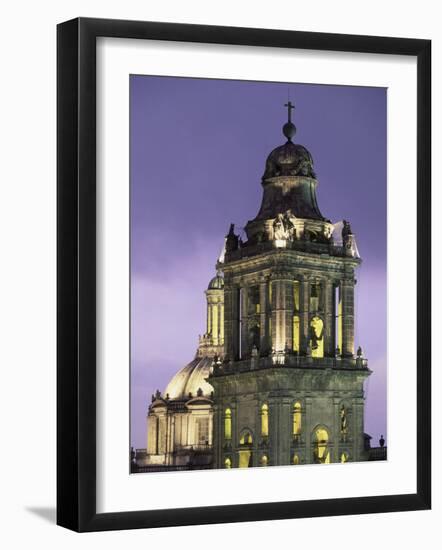 Cathedral Metropolitana, Mexico City, Mexico-Walter Bibikow-Framed Photographic Print