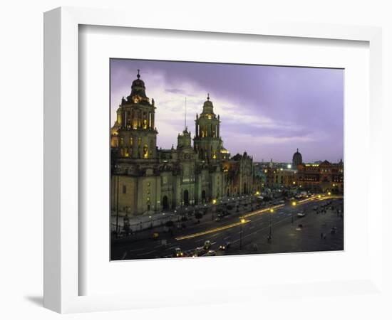 Cathedral Metropolitana, Mexico City, Mexico-Walter Bibikow-Framed Photographic Print