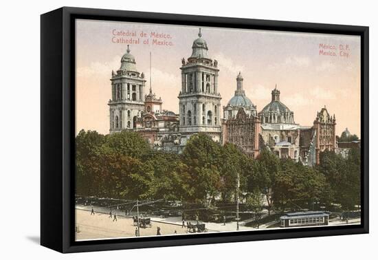 Cathedral, Mexico City-null-Framed Stretched Canvas