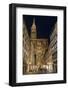 Cathedral Notre-Dame at night, Strasbourg, Alsace, Bas-Rhin Department, France, Europe-G&M Therin-Weise-Framed Photographic Print