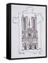 Cathedral Notre-Dame de Paris, Ille de la Cite, Paris, France-Richard Lawrence-Framed Stretched Canvas