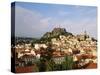 Cathedral Notre Dame, Statue, Haute Loire, Le Puy, France-David Barnes-Stretched Canvas