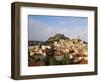 Cathedral Notre Dame, Statue, Haute Loire, Le Puy, France-David Barnes-Framed Photographic Print