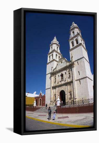 Cathedral, Nuestra Signora de Purisima Concepcion, Campeche, UNESCO World Heritage Site, Mexico, No-Peter Groenendijk-Framed Stretched Canvas