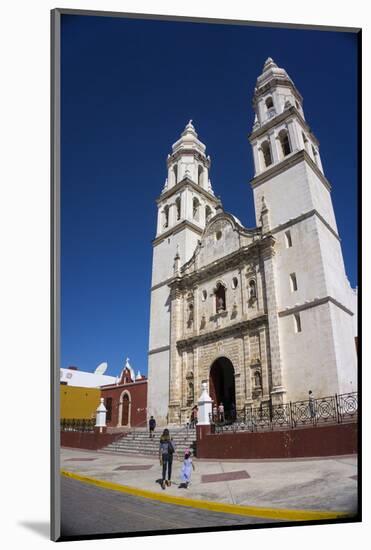 Cathedral, Nuestra Signora de Purisima Concepcion, Campeche, UNESCO World Heritage Site, Mexico, No-Peter Groenendijk-Mounted Photographic Print