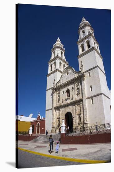 Cathedral, Nuestra Signora de Purisima Concepcion, Campeche, UNESCO World Heritage Site, Mexico, No-Peter Groenendijk-Stretched Canvas