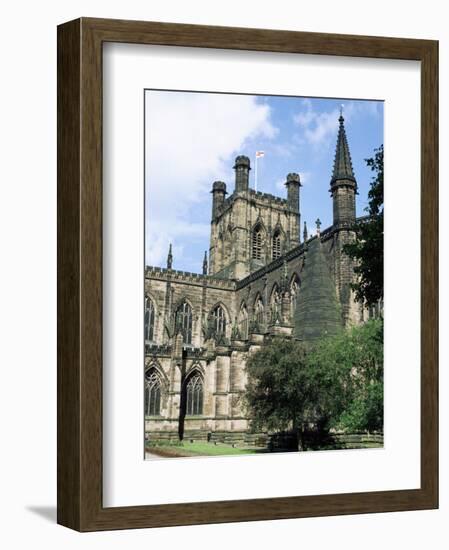 Cathedral of Christ and the Blessed Virgin, Largely Built in 1093, Chester, Cheshire, England-Tony Waltham-Framed Photographic Print