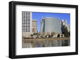 Cathedral of Christ the Light and Lake Merritt-Richard Cummins-Framed Photographic Print