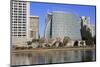 Cathedral of Christ the Light and Lake Merritt-Richard Cummins-Mounted Photographic Print