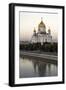 Cathedral of Christ the Saviour and Moskva River, Moscow, Russia-Gavin Hellier-Framed Photographic Print
