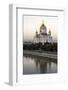 Cathedral of Christ the Saviour and Moskva River, Moscow, Russia-Gavin Hellier-Framed Photographic Print