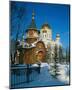 Cathedral of Christ the Saviour, Moscow, Russia-null-Mounted Art Print