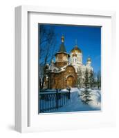 Cathedral of Christ the Saviour, Moscow, Russia-null-Framed Art Print