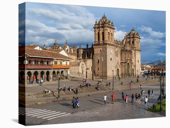 Cathedral of Cusco, UNESCO World Heritage Site, Cusco, Peru, South America-Karol Kozlowski-Stretched Canvas