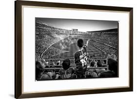 Cathedral Of Football-Clemens Geiger-Framed Stretched Canvas
