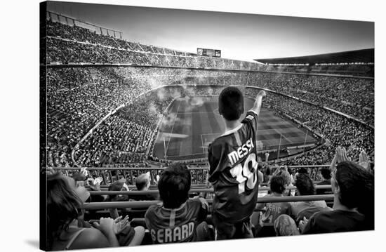 Cathedral Of Football-Clemens Geiger-Stretched Canvas