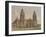 Cathedral of Lima, Illustration from 'Geografia Del Peru' by Mariano, Felipe Paz Soldan-F. Delamare-Framed Giclee Print