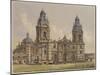 Cathedral of Lima, Illustration from 'Geografia Del Peru' by Mariano, Felipe Paz Soldan-F. Delamare-Mounted Giclee Print