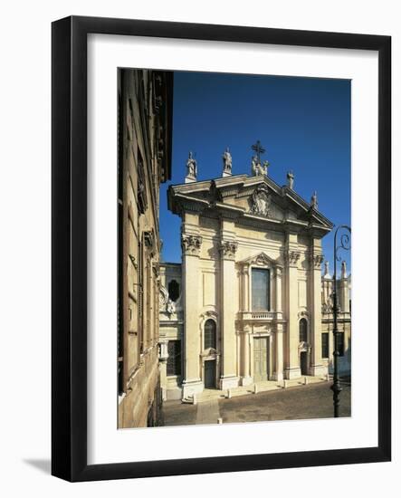 Cathedral of Mantua Facade-null-Framed Giclee Print