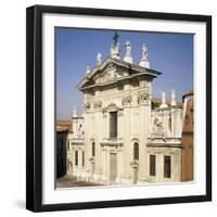 Cathedral of Mantua Façade-null-Framed Giclee Print